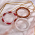 Rubis Soho | Bracelet de perles de verre de l'Himalaya